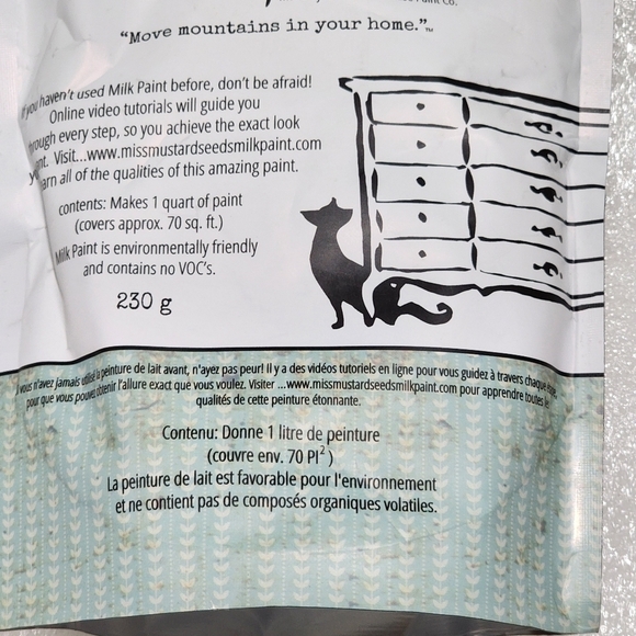 NEW Miss Mustard Seed's Milk Paint Arabesque makes 1 qt - Picture 4 of 10
